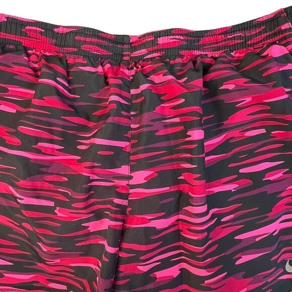 NIKE | Dri-Fit Tempo Pink and Black Zebra Print Running Shorts Sz.m - Picture 2 of 10